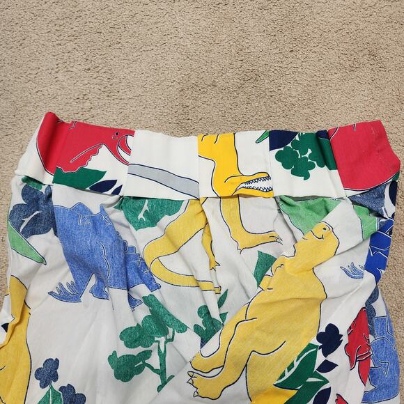 Vintage 90s Dinosaur Print Curtain Panel Childrens Room Unisex Retro 83x42 - Picture 7 of 7